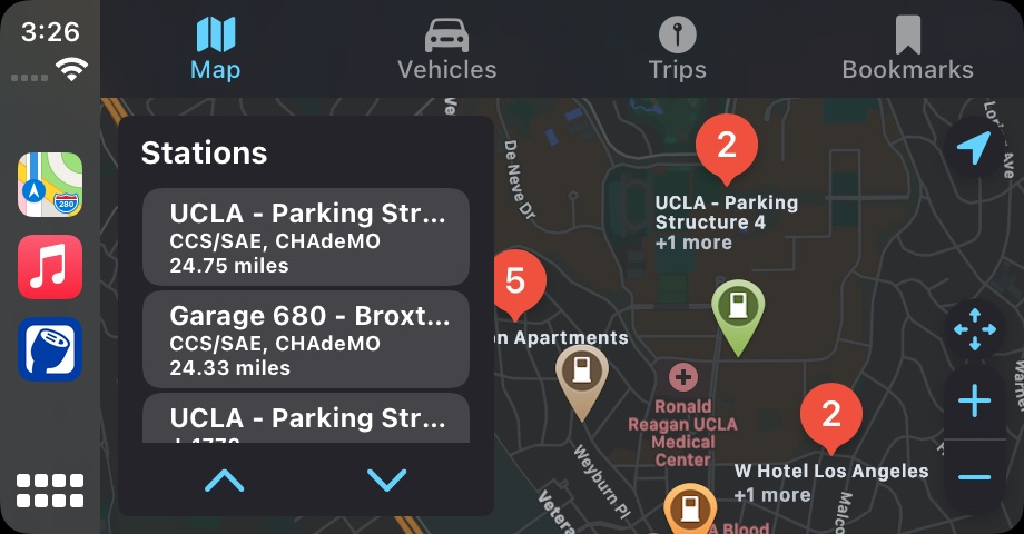 PlugShare in your vehicle Plugshare